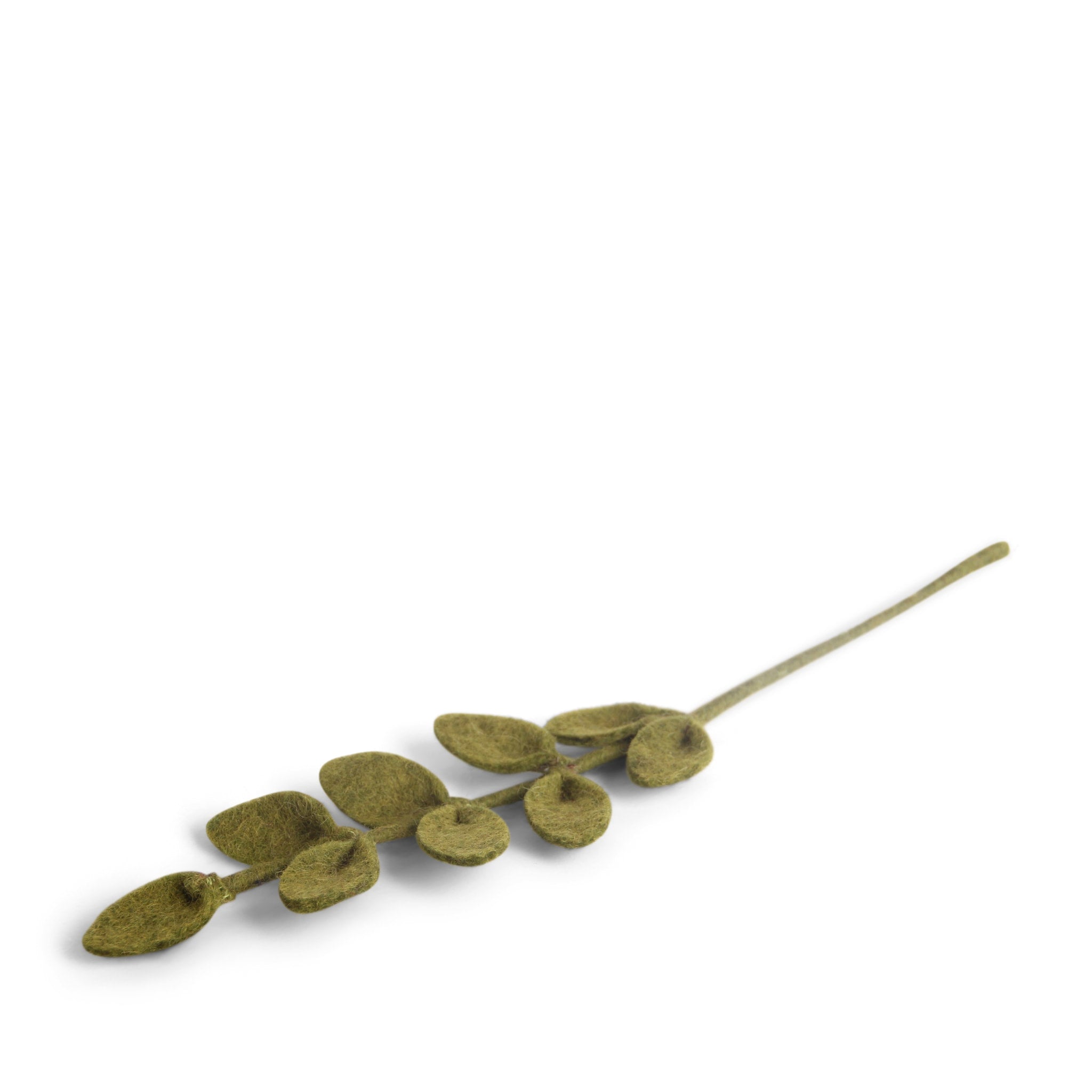 Felt Foliage - Branch with Green leaves